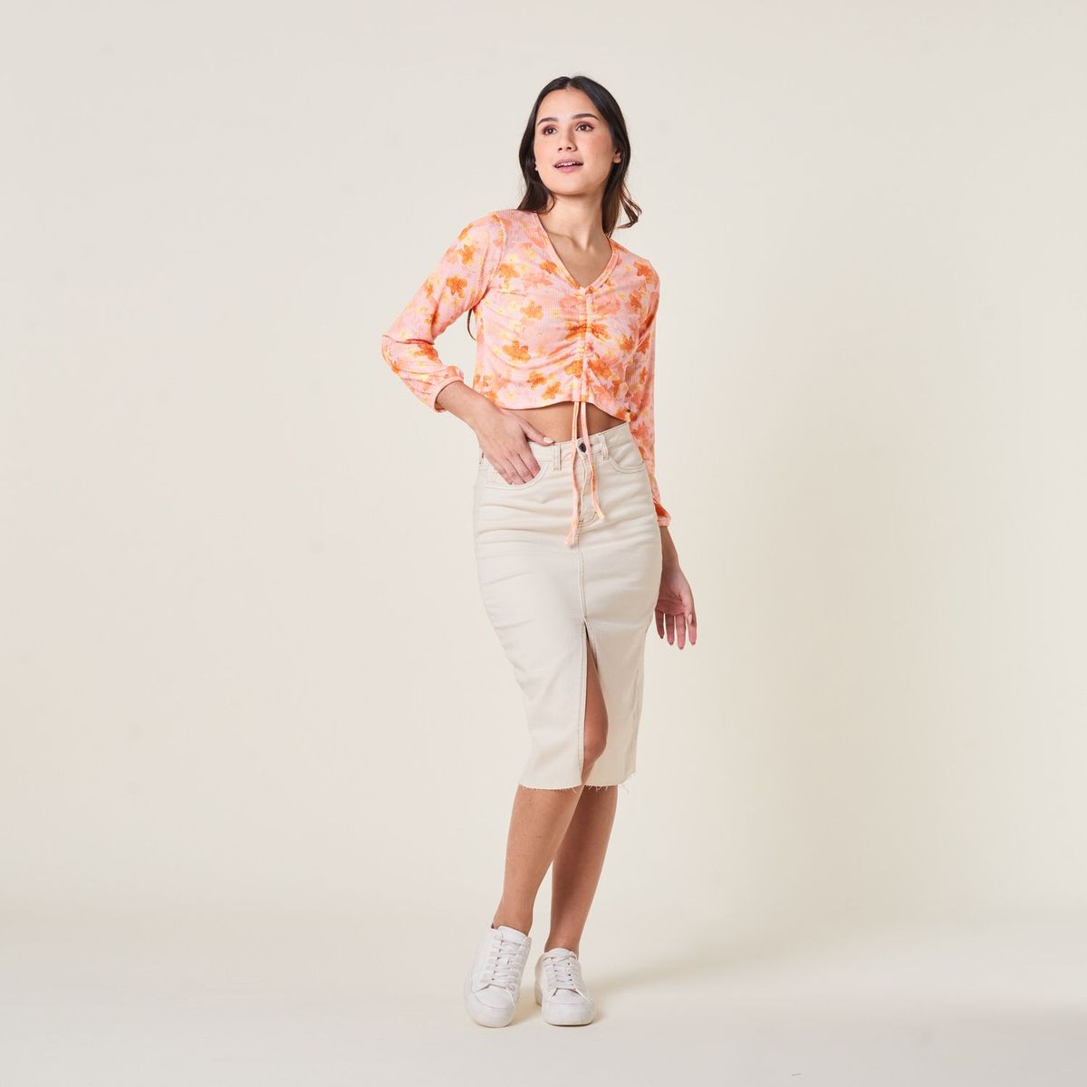 EXIT - Polo Pina Exit Mujer Print
