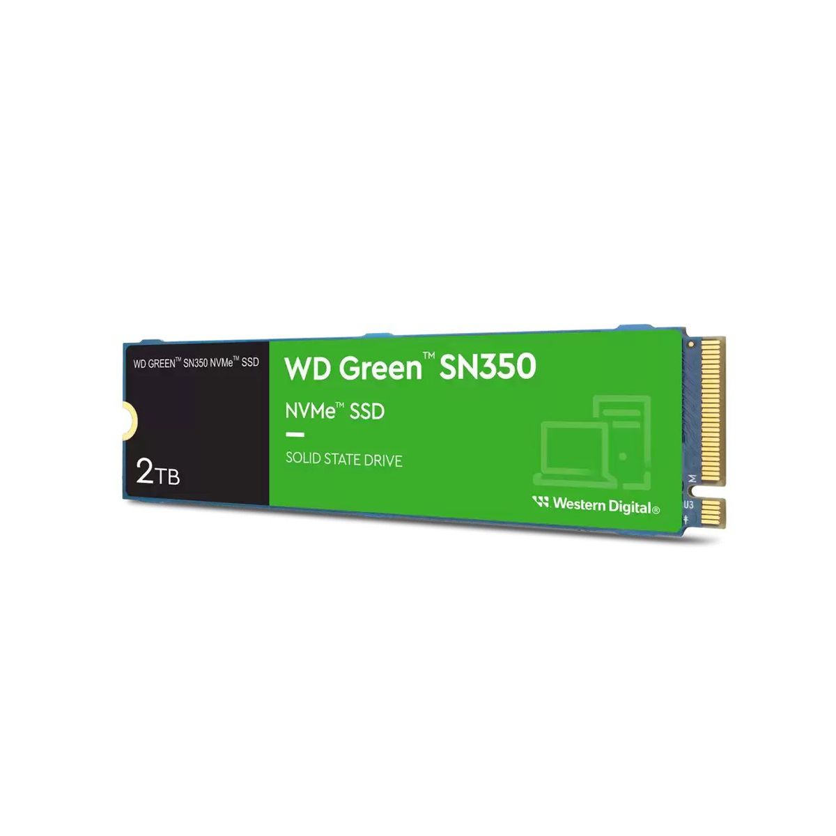 WESTERN DIGITAL - Disco Solido SSD WD SN350 Green 2TB NVMe M2 2280 PCIe Gen3 WDS200T3G0C