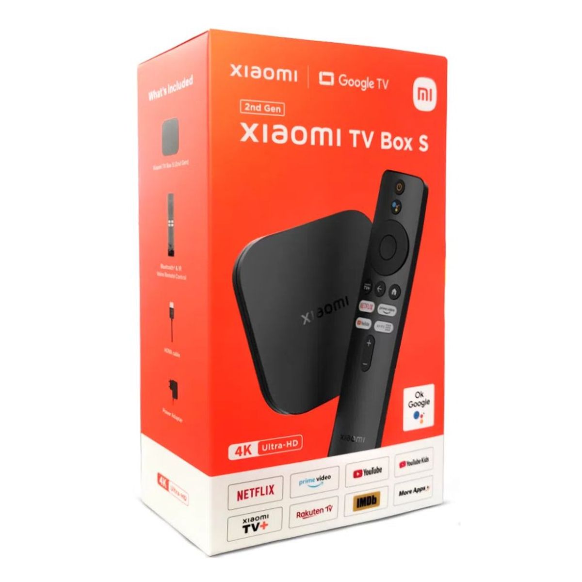 XIAOMI - Xiaomi TV Box S 2da Generación Reproductor 4K Ultra HD y Google TV
