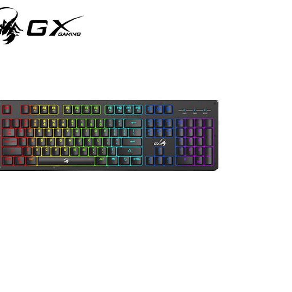 GENIUS GX - Teclado Gamer Genius Rgb Led Scorpion K10 Precision Fast