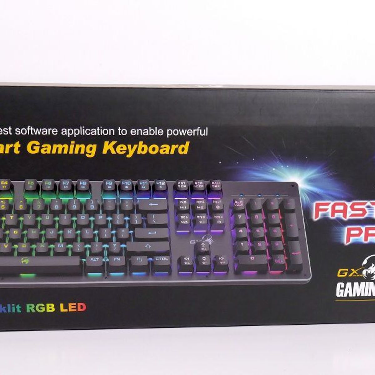 GENIUS GX - Teclado Gamer Genius Rgb Led Scorpion K10 Precision Fast