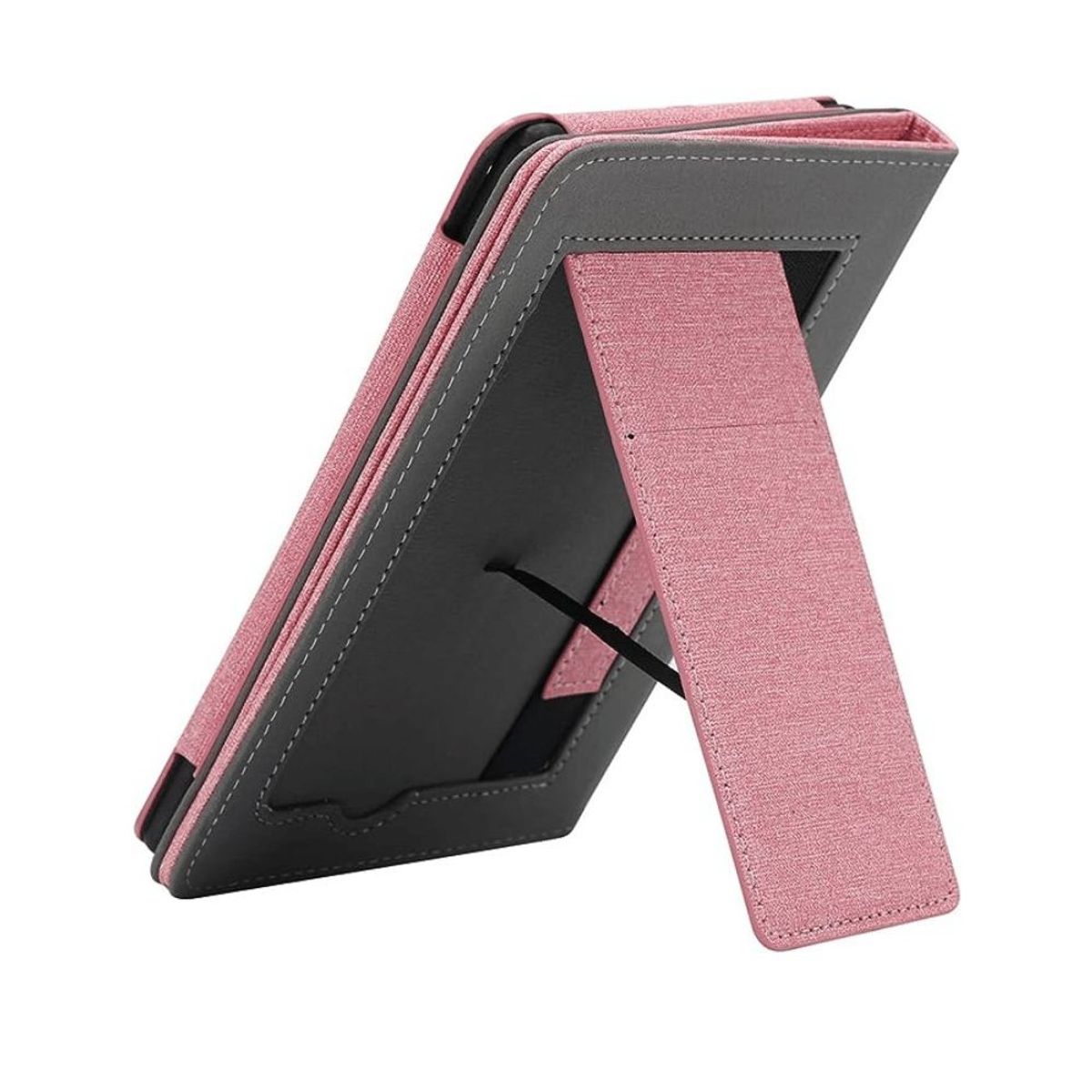 GENERICO - Estuche Kindle Paperwhite 2021 6.8” con Soporte y Correa de Mano Rosa