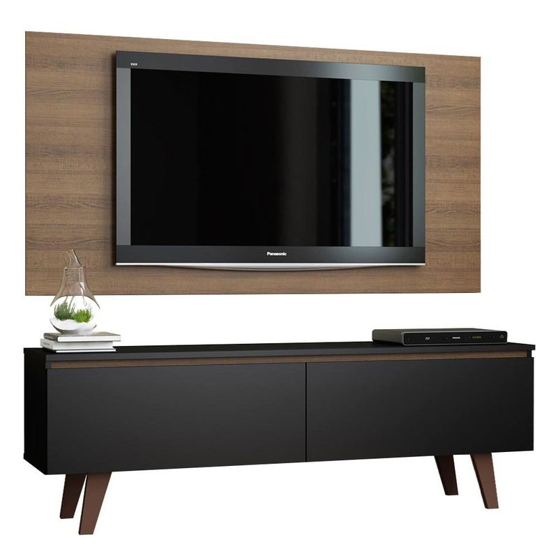 MADESA - Centro Entretenimiento para TV Le Mans Mesa y Panel Hasta 55 Pulgadas