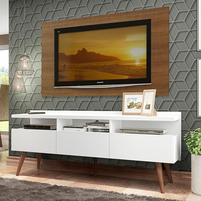 MADESA - Centro Entretenimiento para TV Londres Mesa y Panel Hasta 55 Pulgadas