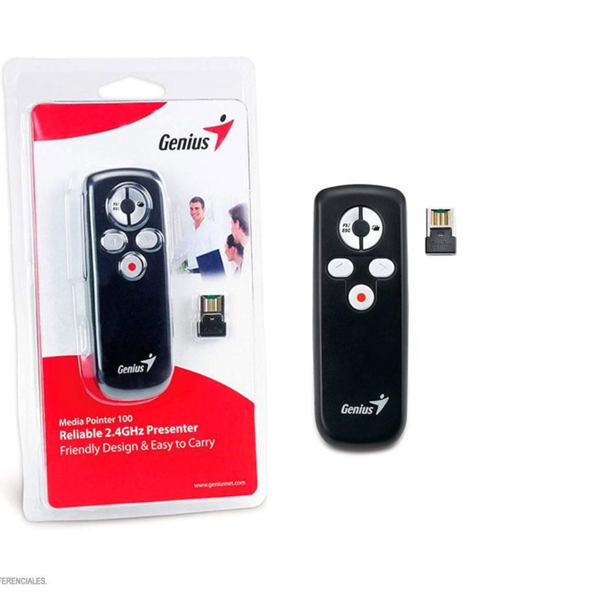 GENIUS - Puntero Laser Presentador Exposiciones  Genius Pointer 100