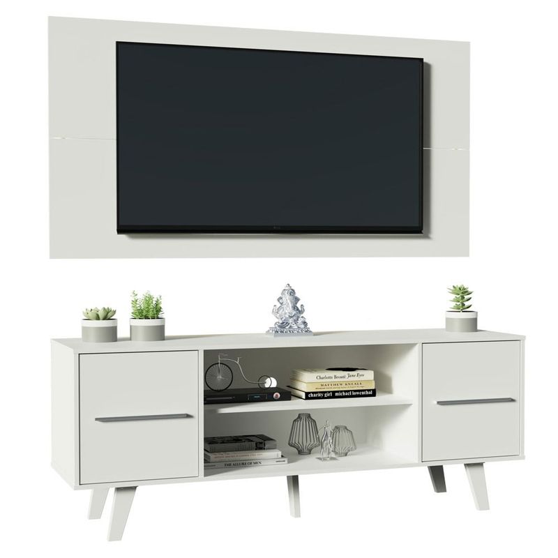 MADESA - Centro Entretenimiento para TV Copenhagen Mesa y Panel Hasta 55 Pulgds