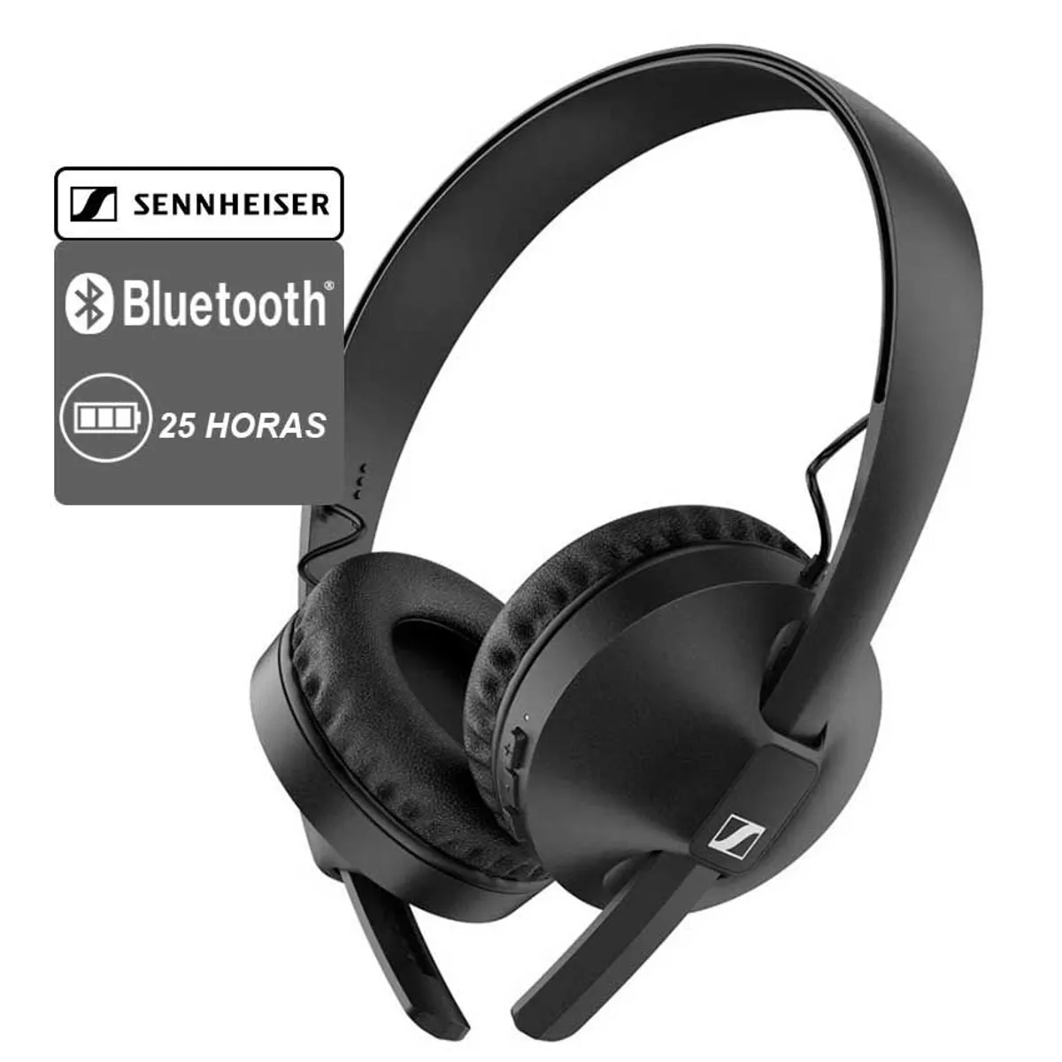 SENNHEISER - Audífono Bluetooth  SENNHEISER HD 250 C/ Micrófono 25H - Negro