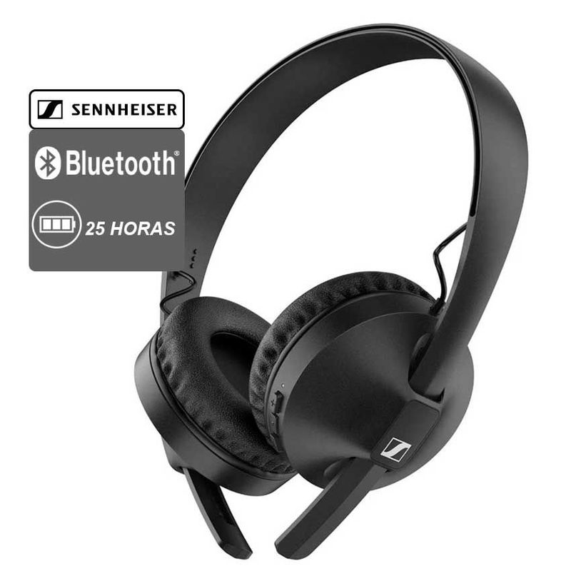 SENNHEISER - Audífono Bluetooth  SENNHEISER HD 250 C/ Micrófono 25H - Negro