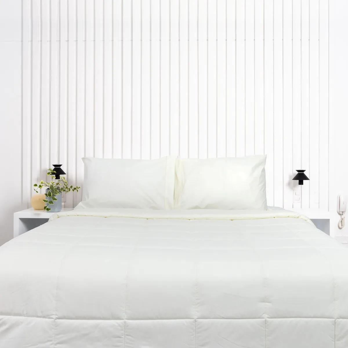 COBITEX HOME - Plumón perla hipoalergénico 1.5 plz cobitex 100% algodón.