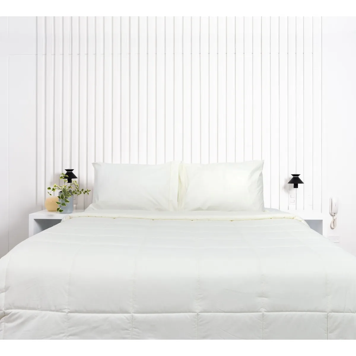 COBITEX HOME - Plumón perla hipoalergénico 1.5 plz cobitex 100% algodón.