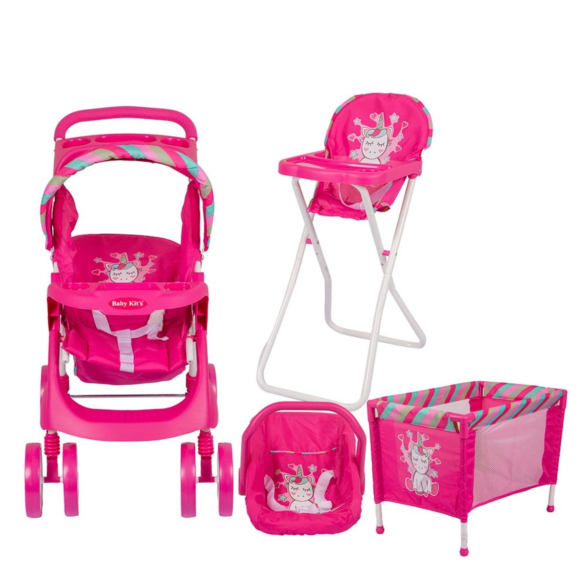 BABY KITS - BABY KITS SET MUÑECA CLASICO UNICORNIO