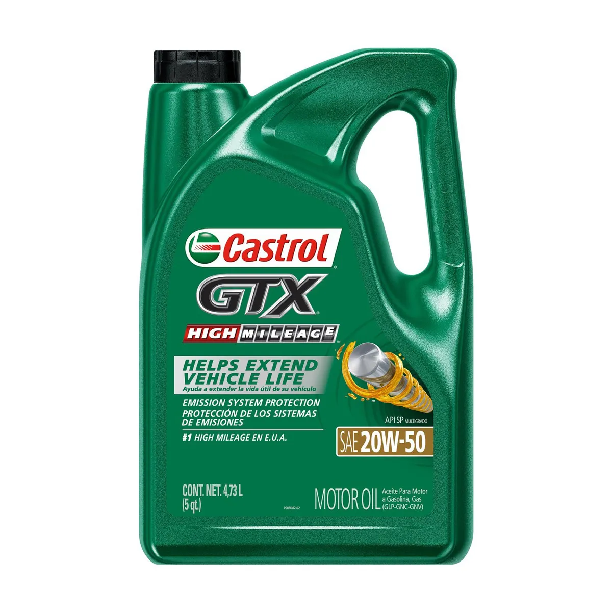 CASTROL - Castrol GTX High Mileage 20W-50 - 1GL