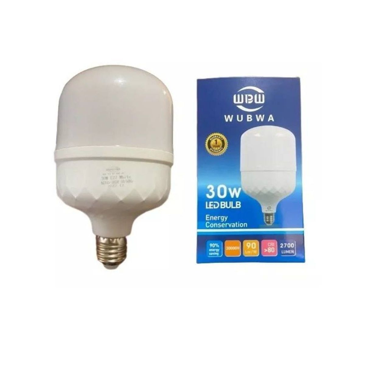 GENERICO - Bombilla led de 30W High Power - Luz blanca