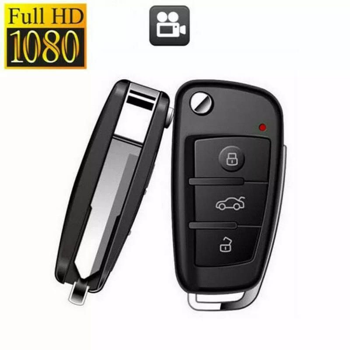 OEM - Llavero De Carro Espia Camara Espia Ful Hd