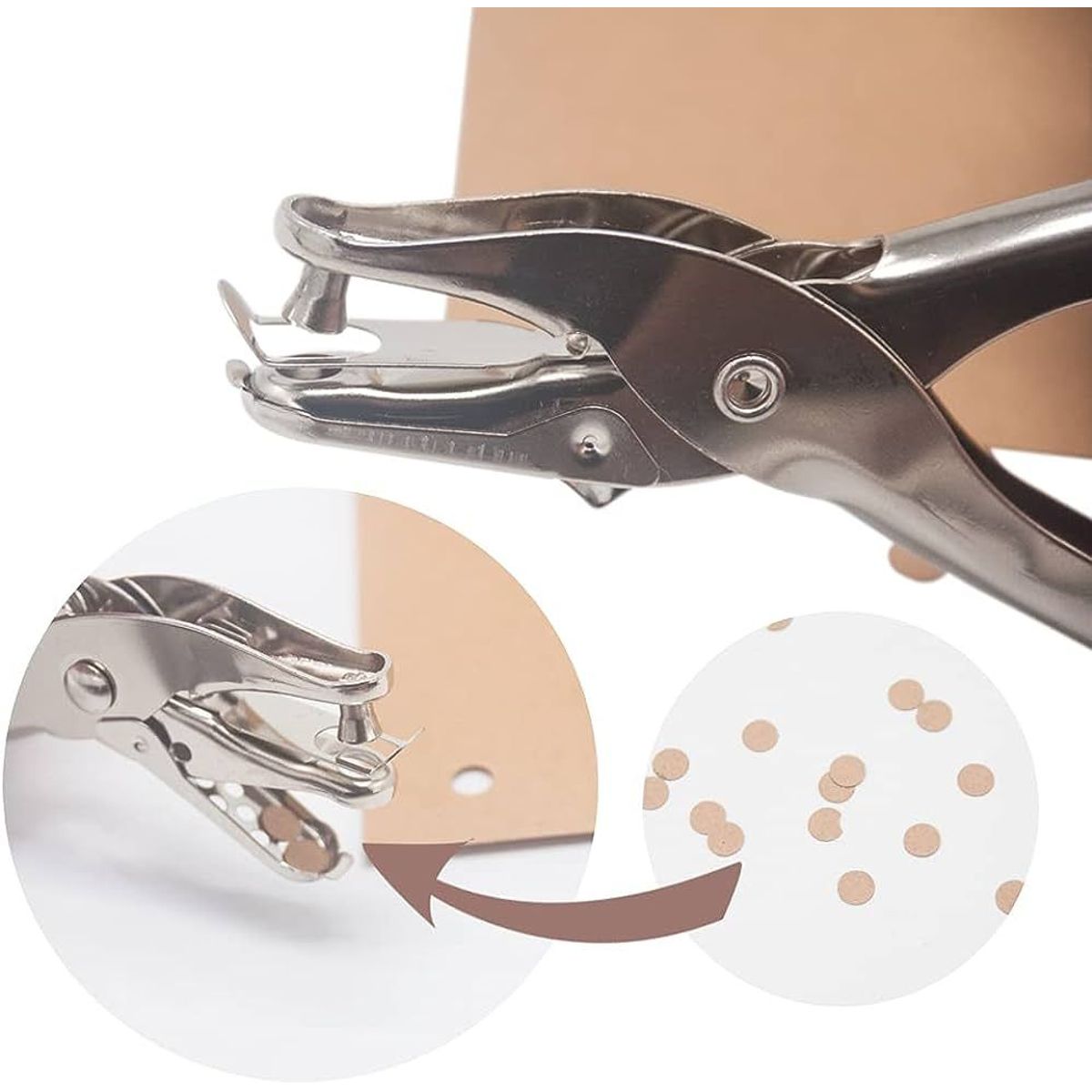 GENERICO - Perforador De 1 Hueco de 6mm