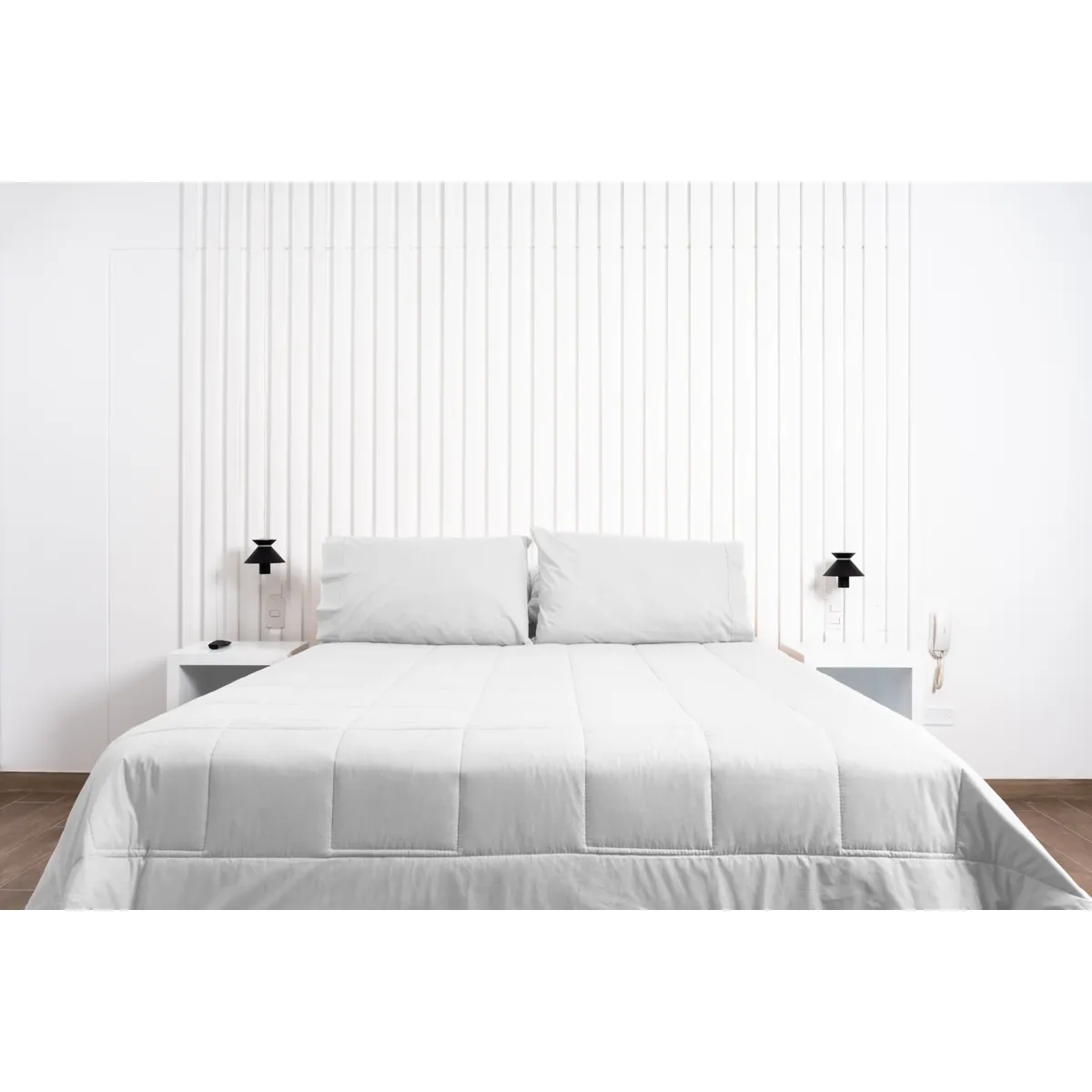 COBITEX HOME - Plumón blanco hipoalergénico 1.5 plz 400 hilos cobitex 100% algodón