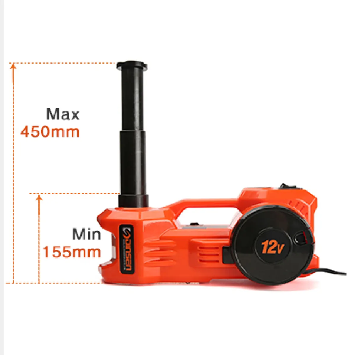 GENERICO - GATA ELECTRICA PARA AUTO Y CAMIONETA 3 T