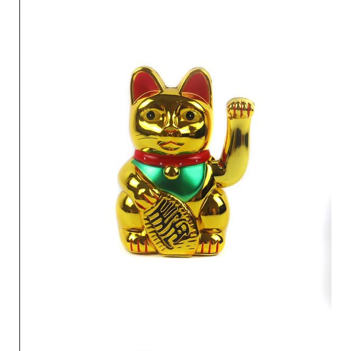 GENERICO - Gato De La Suerte Fortuna Color Dorado Grande