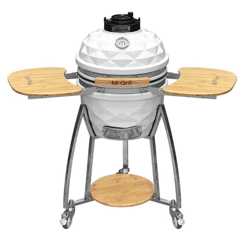 MR GRILL - Kamado Mr Grill 16″ Pulgadas Diamante Blanco