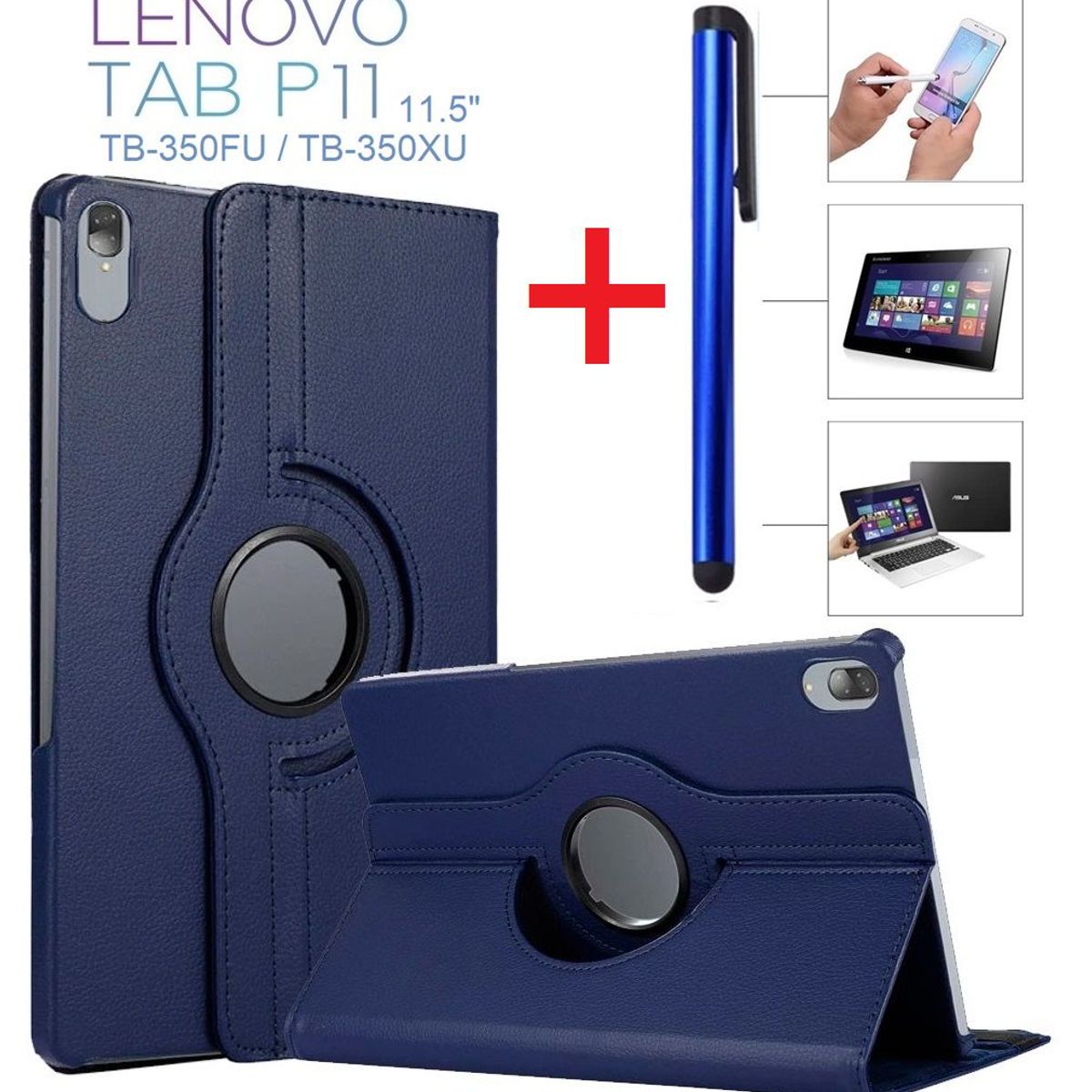GENERICO - Funda Case Con Lapiz Optico para Lenovo Tab P11 2da Gen 115 TB-350FU