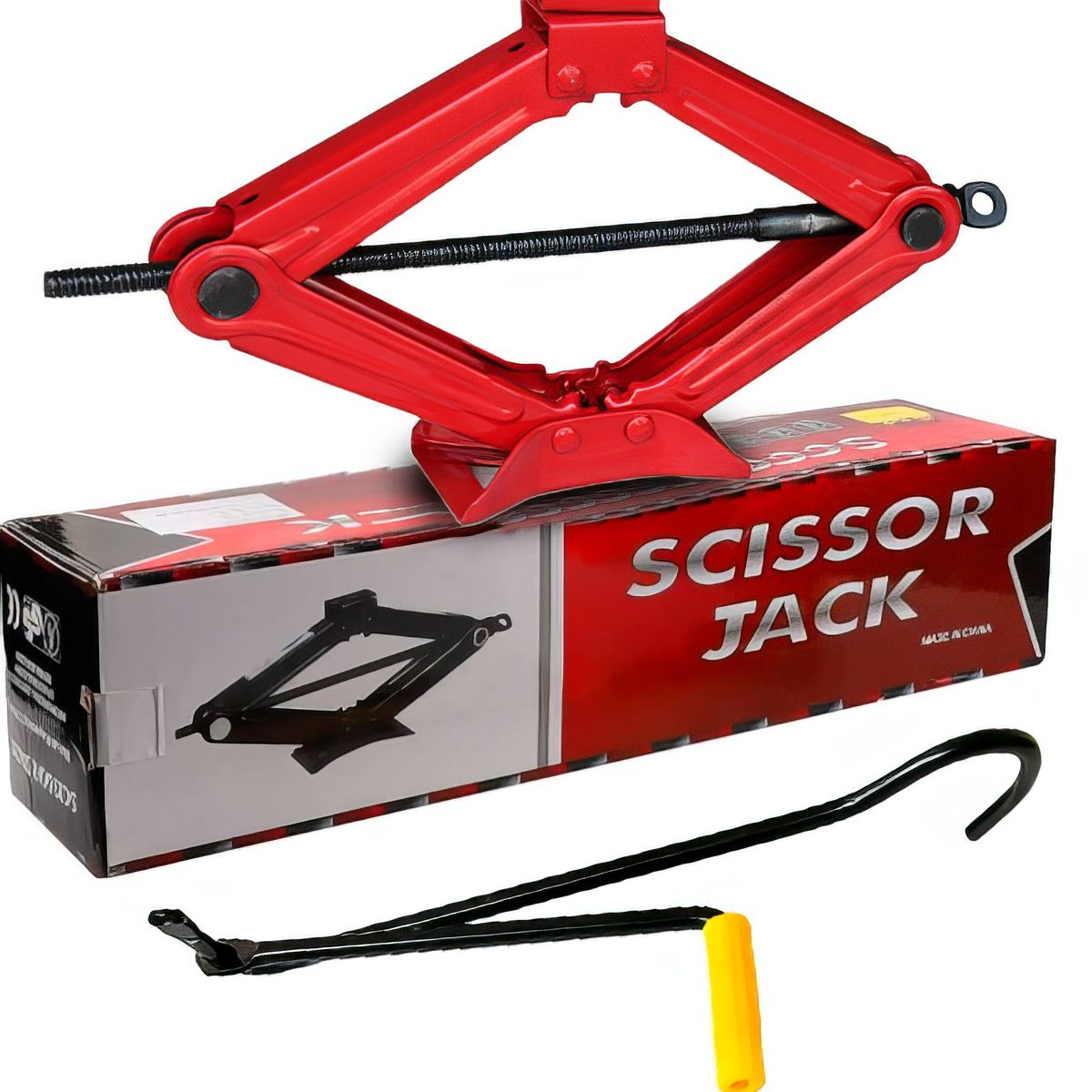 GENERICO - Gata Tipo Castillo 1.5 Toneladas Rojo