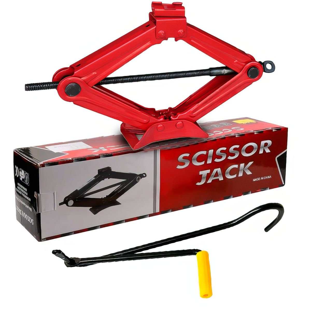 GENERICO - Gata Tipo Castillo 1.5 Toneladas Rojo