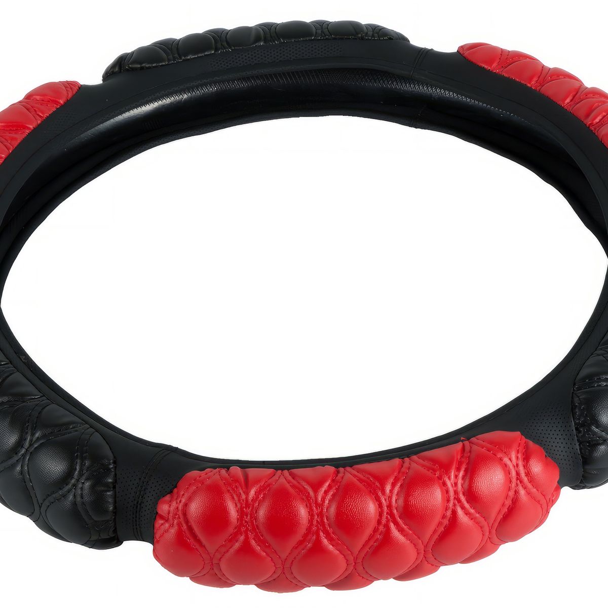 GENERICO - Cubre Volante de Auto Acolchado Ergonomico Rojo