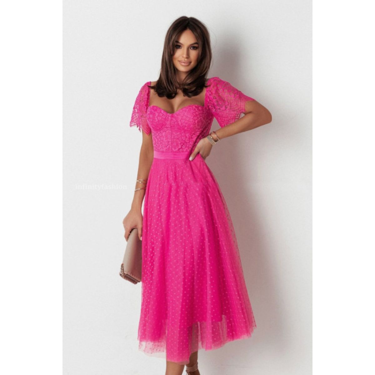 BLWOENS - Vestido de fiesta elegante para mujer