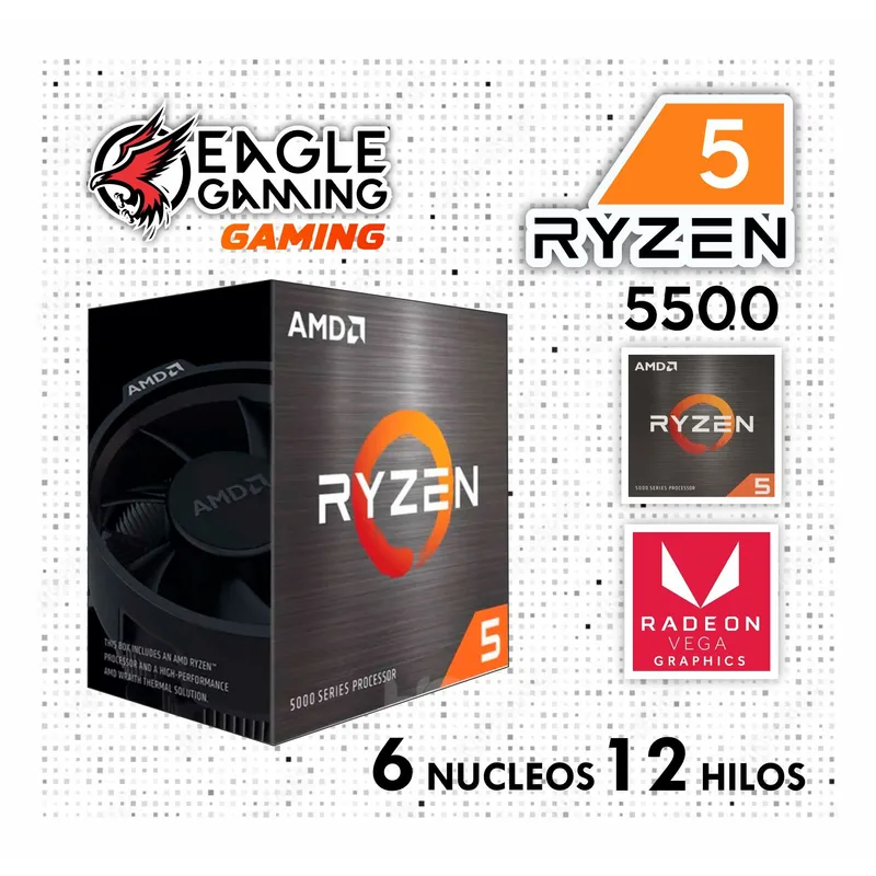 AMD Ryzen5 5500 CPU AMD Ryzen5 5500 Amazon.com: AMD Ryzen 5 5500 6
