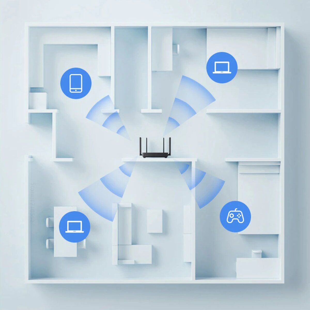 XIAOMI - Router Xiaomi AX3200 Dual Band Wifi 6 MESH