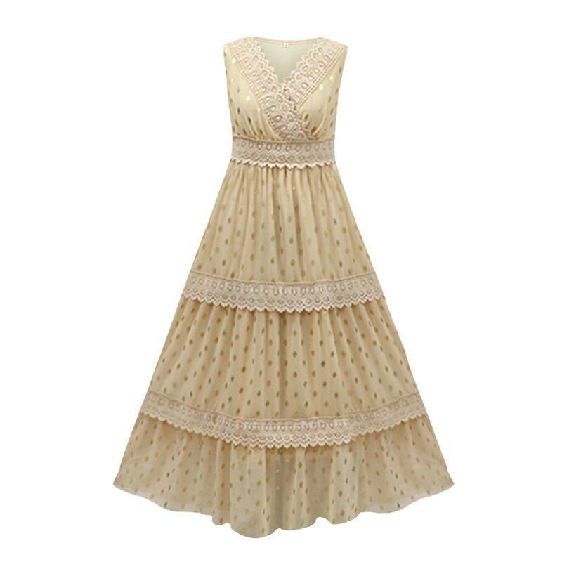 BLWOENS - Vestido largo de fiesta para mujer - Amarillo