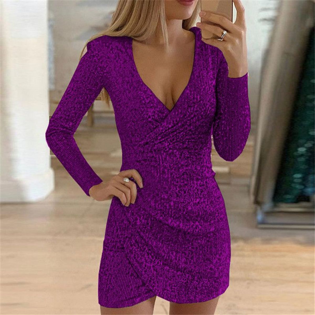 BLWOENS - Vestidos de fiesta para mujer -Violeta