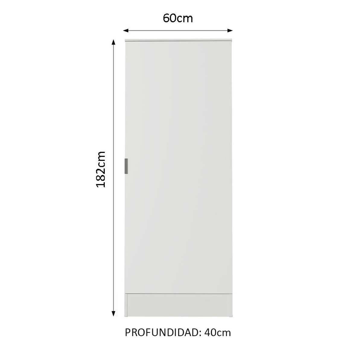 MADESA - Armario Multiuso 1 Puerta 60 cm