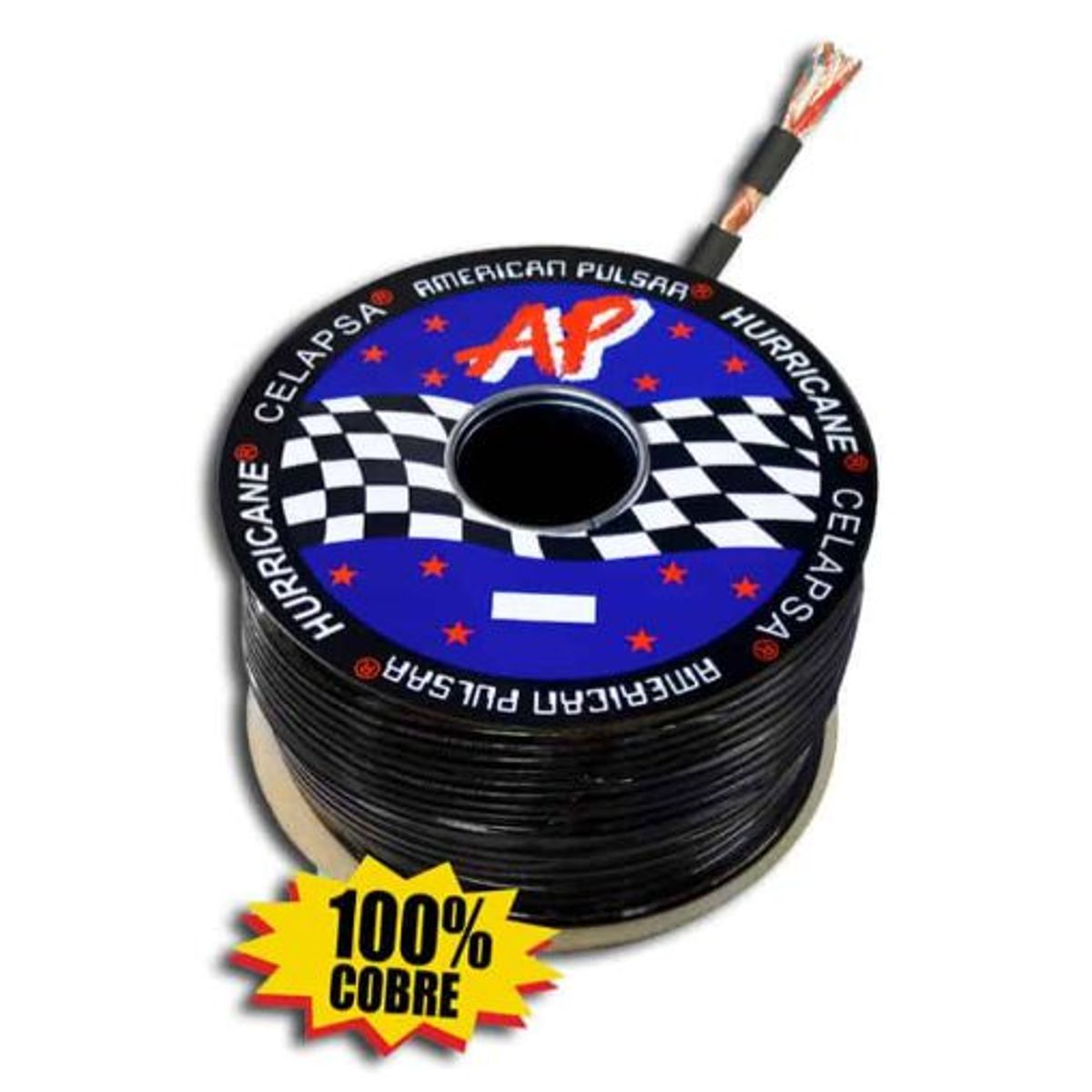 GENERICO - Cable Micrófono Stereo Negro M-2CM MAXCABLE x Rollo