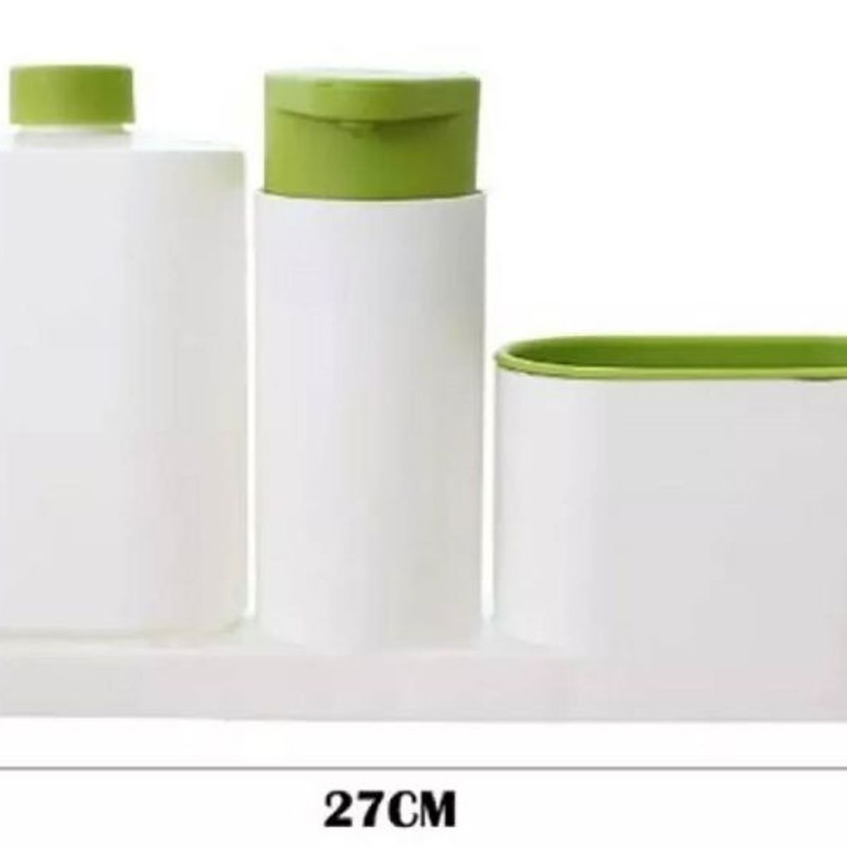 GENERICO - Organizador De Lavadero Dispensador De Jabón Líquido 3 En 1