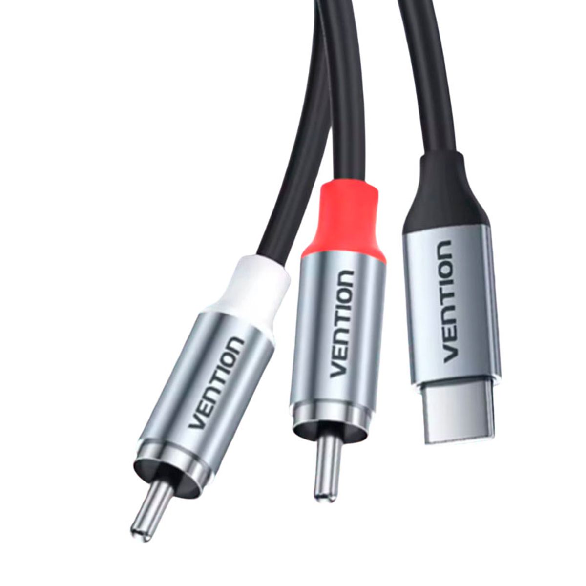 VENTION - Cable Usb-C Dac Chip Audio Calidad 2-Rca Pc Laptop 100cm