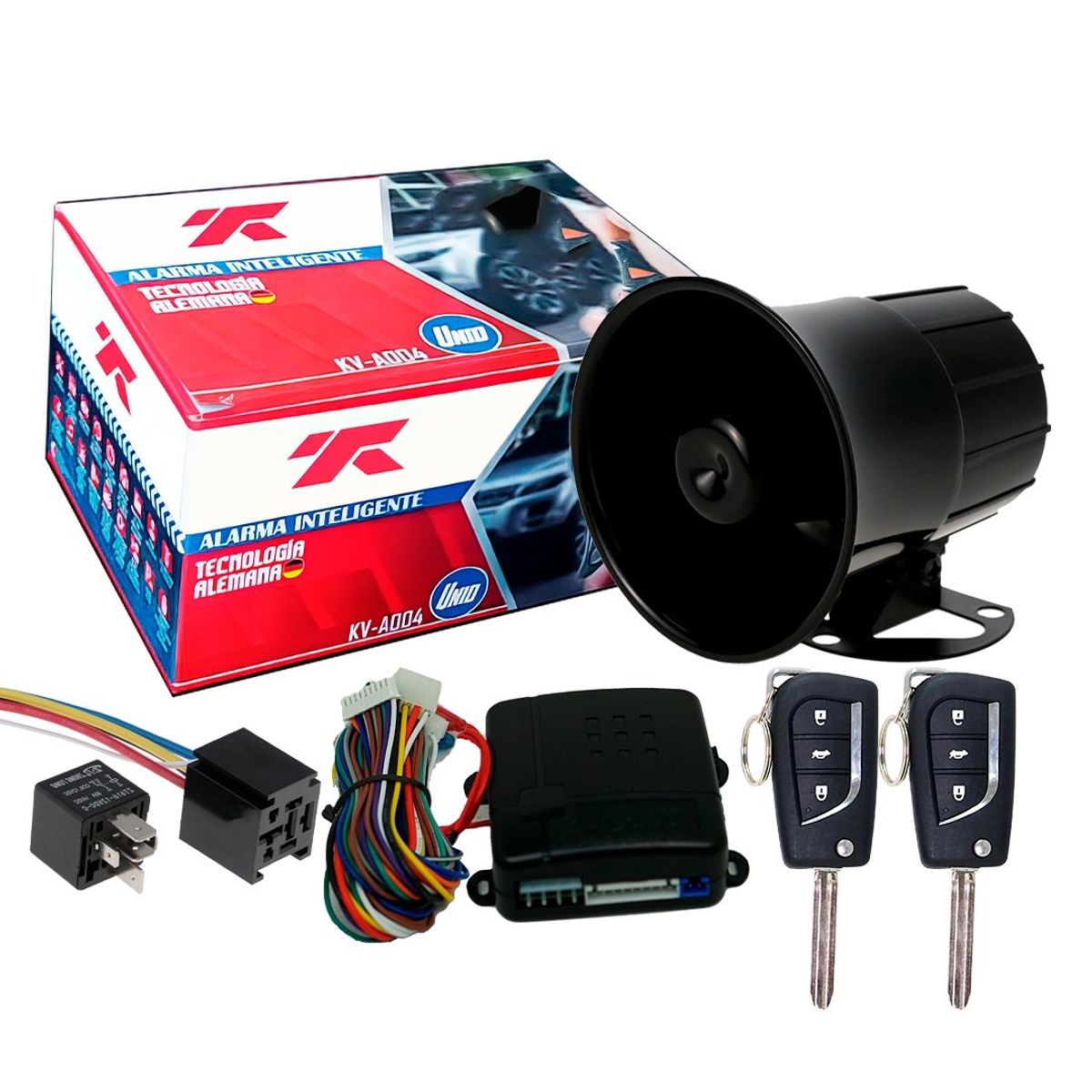 GENERICO - Alarma de Seguridad para Auto Tipo Toyota