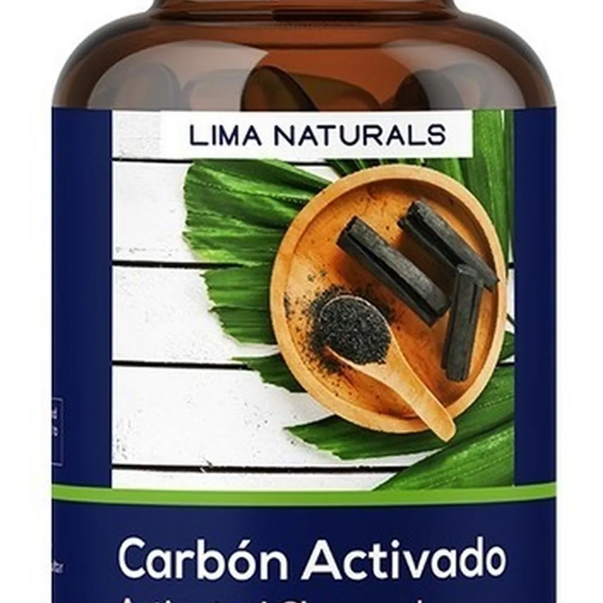 LIMA NATURALS - 01 Frasco Carbon Activado Lima Naturals 100 Capsulas