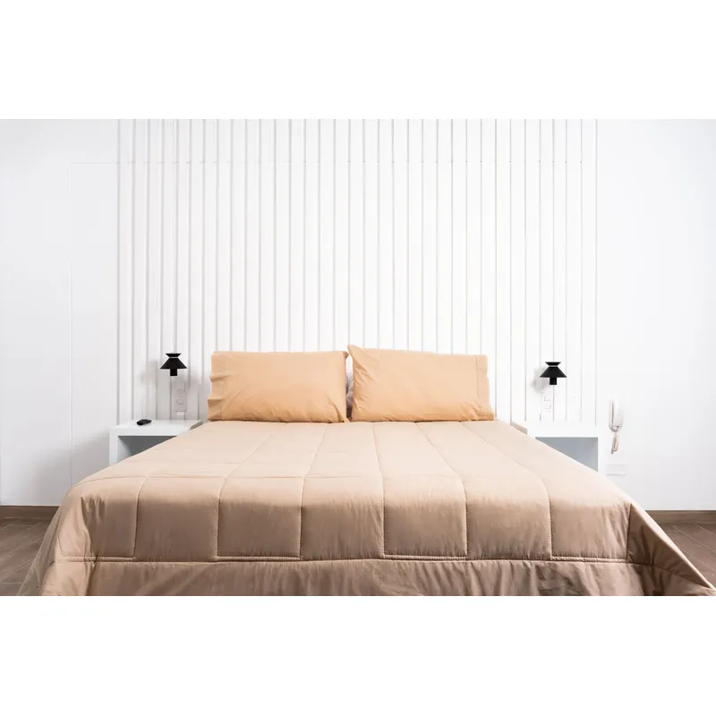 COBITEX HOME - Plumón arenita hipoalergénico 2 plz cobitex 100% algodón.