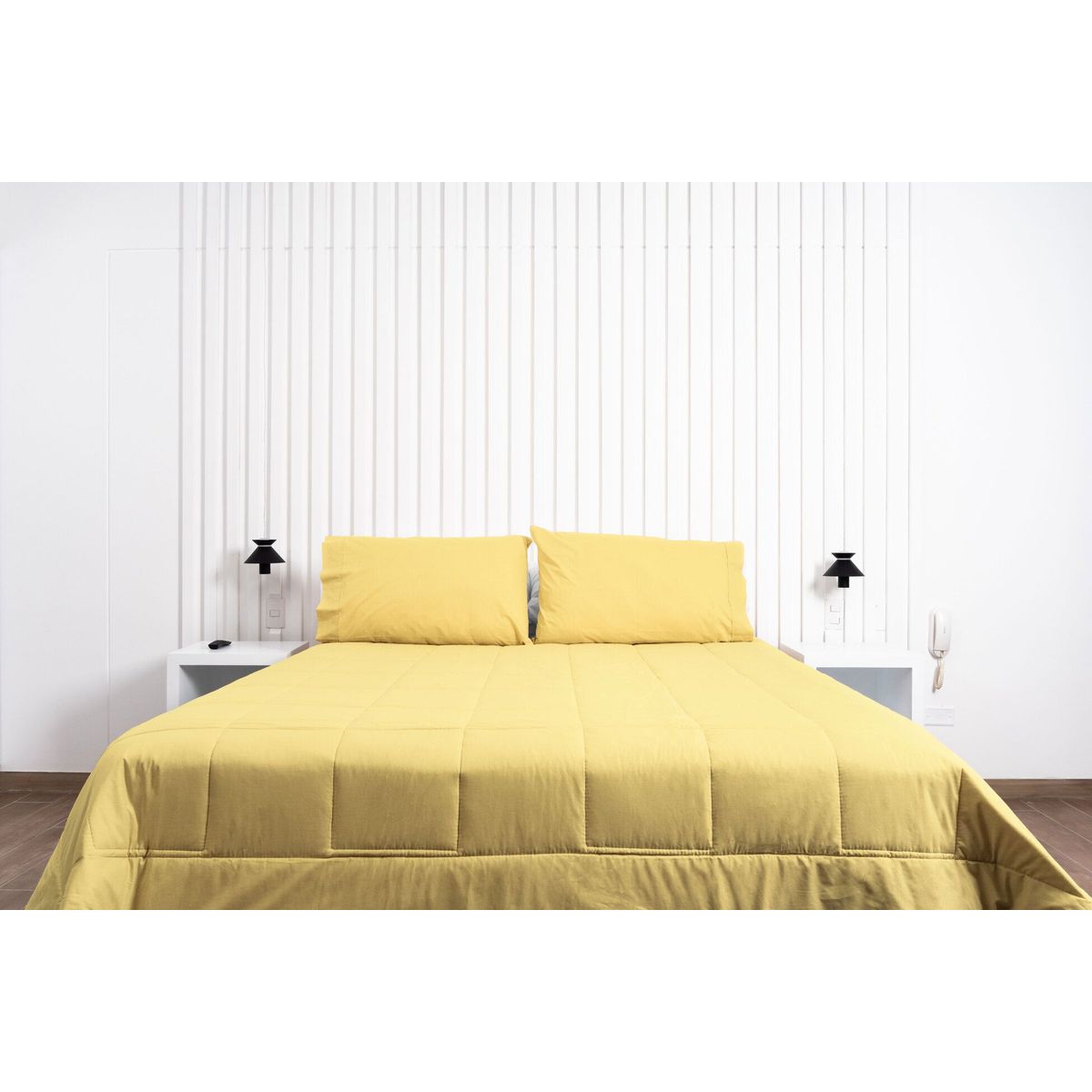 COBITEX HOME - Plumón amarillo hipoalergénico King cobitex 100 algodón.