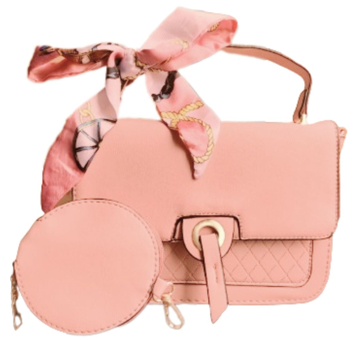 GENERICO - Cartera bolso con monedero cuero PU mujer