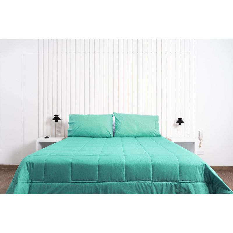 COBITEX HOME - Plumón turquesa hipoalergénico 1 plz cobitex 100 algodón.