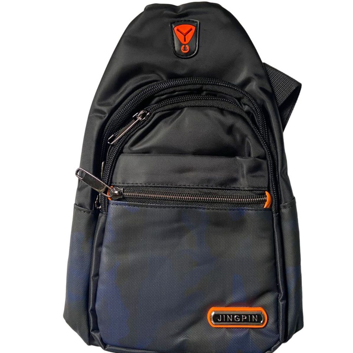 GENERICO - Morral cruzado riñonera con 3 cierrres diseño militar