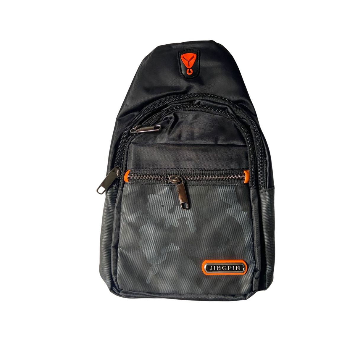 GENERICO - Morral cruzado riñonera con 3 cierrres diseño militar