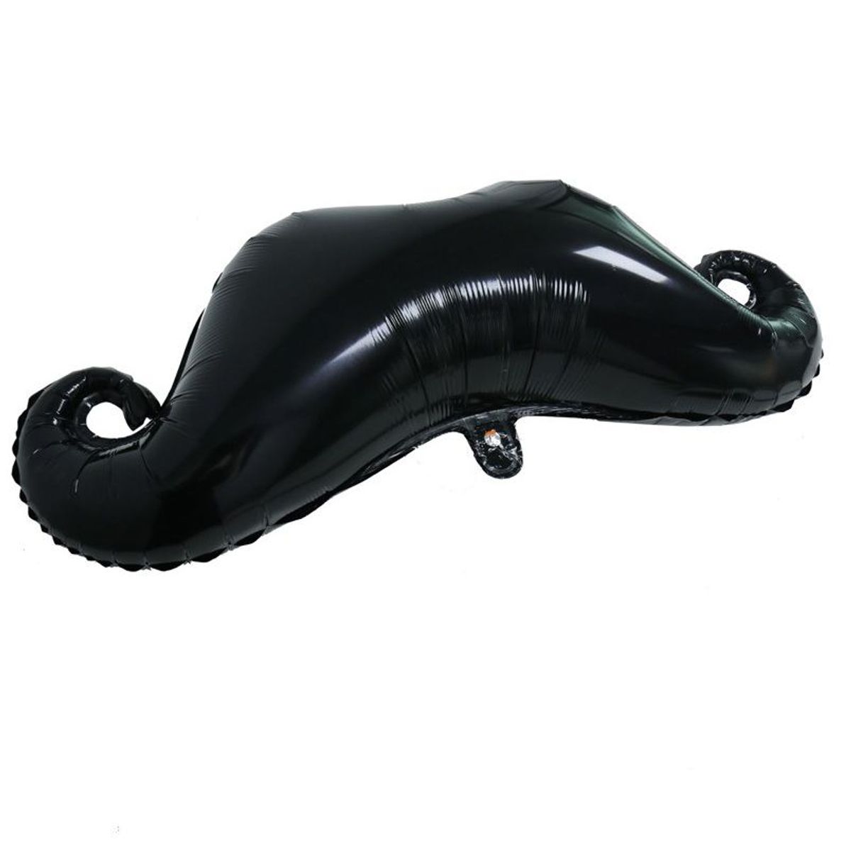 GENERICO - Globo metálico grande bigote negro