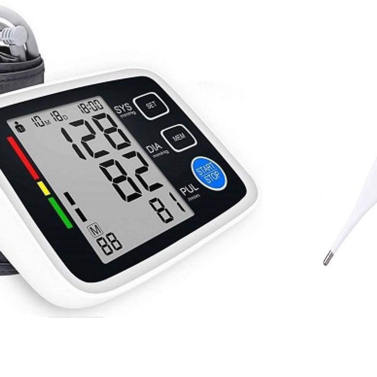 GENERICO - TENSIOMETRO DIGITAL MAS TERMOMETRO DE REGALO