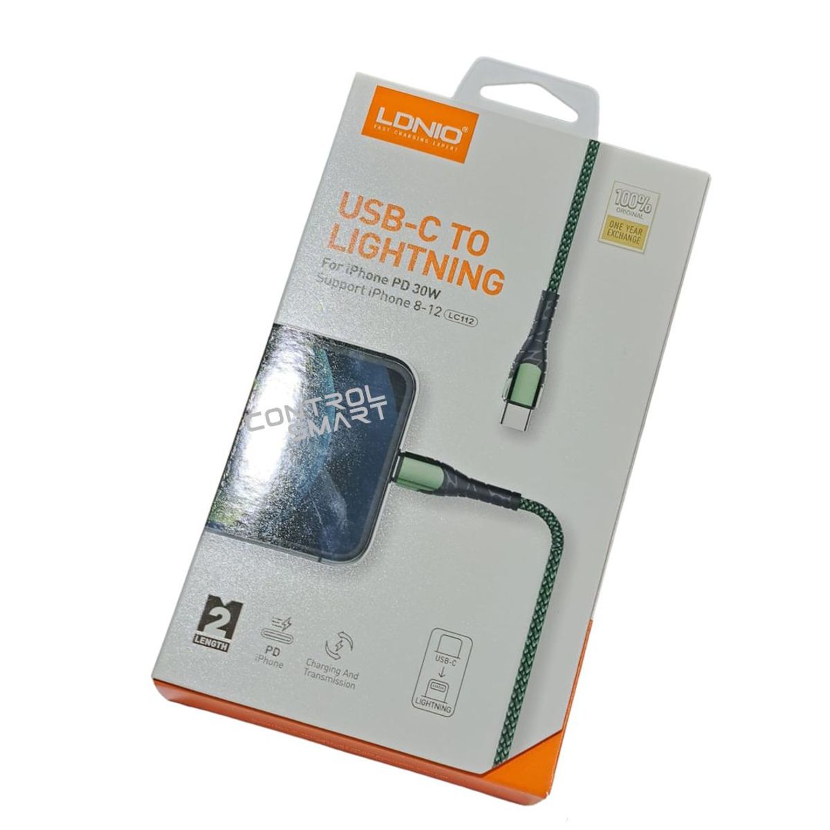 GENERICO - Cable USB-C a Lightning Para IPhone 13, 13 Pro, 13 Pro Max De 2mt