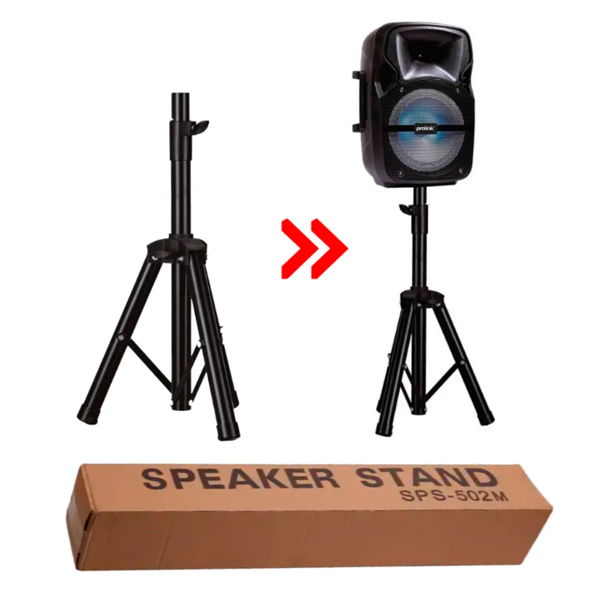 GENERICO - Tripode para Parlante Antideslizantes Ajustable De 180CM Soporte