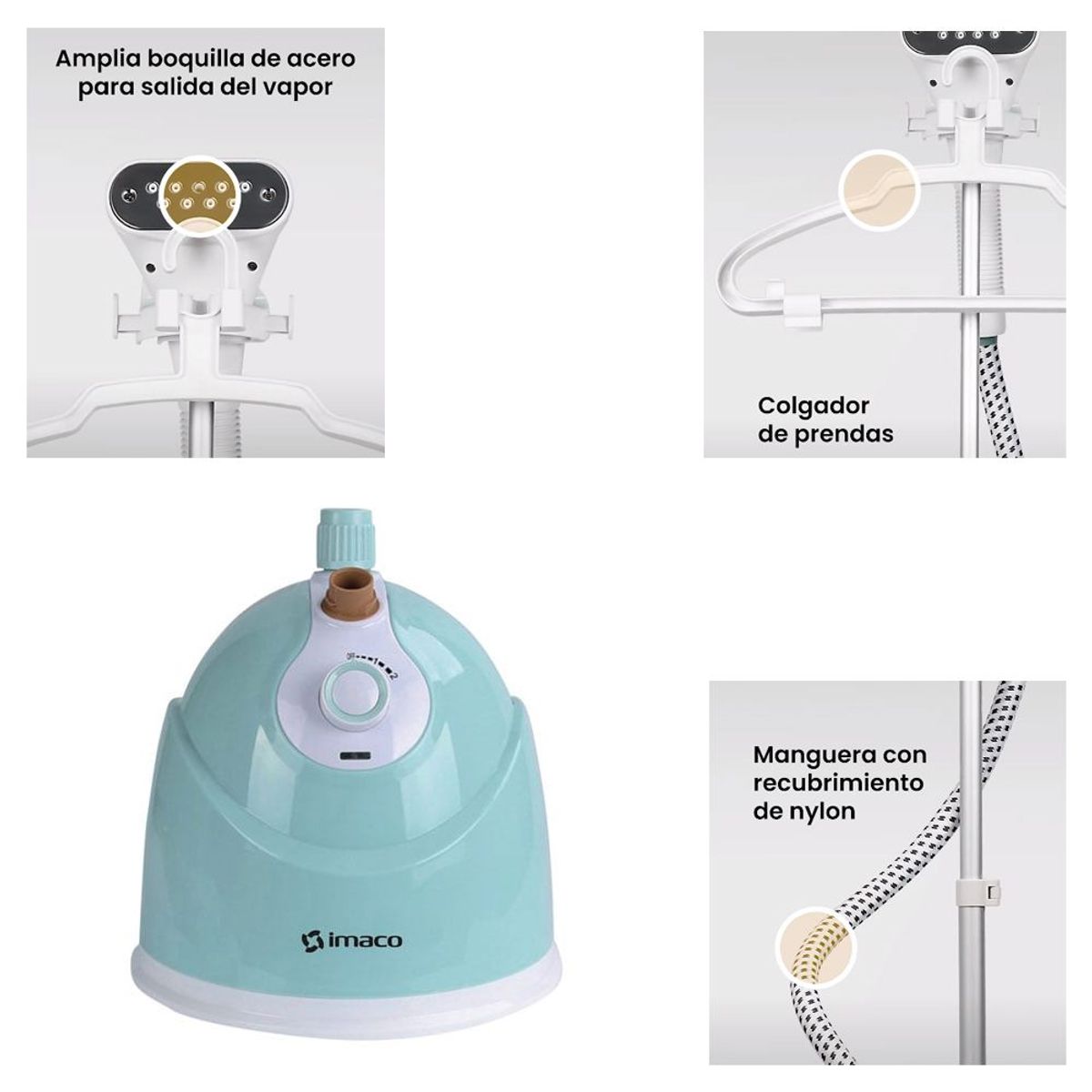 IMACO - Vaporizador de Prendas Imaco PGS2016 2000 watts