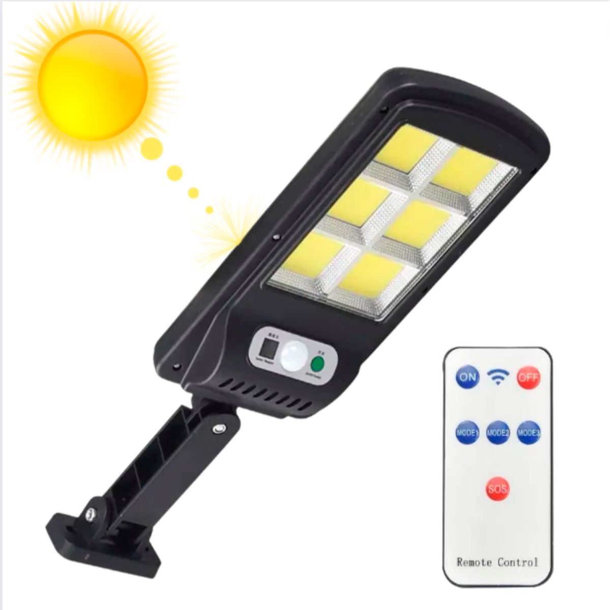 GENERICO - Lampara Solar Con Sensor De Oscuridad Y Movimiento